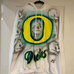 Custom Oregon Ducks Hoodie XL